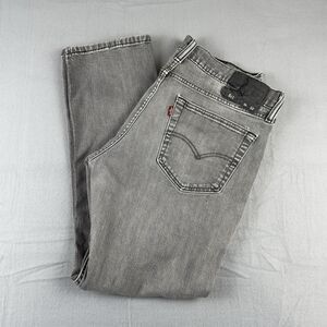 Levi's 511 Jeans Slim Skinny Straight Mens Gray Med Wash Low Rise Size 36x32